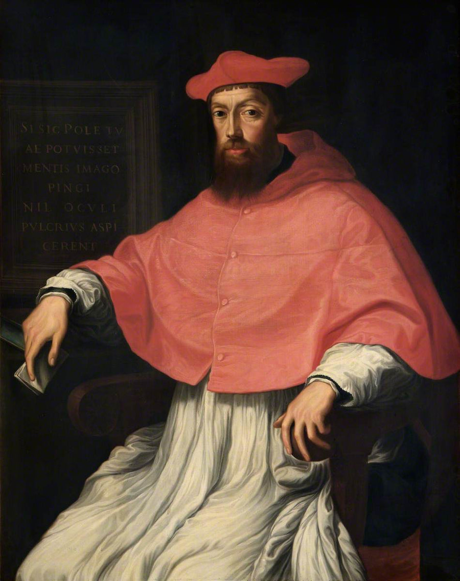 Kardinal Reginald Pole (1500–1558), ærkebiskop af Canterbury - Sebastiano del Piombo