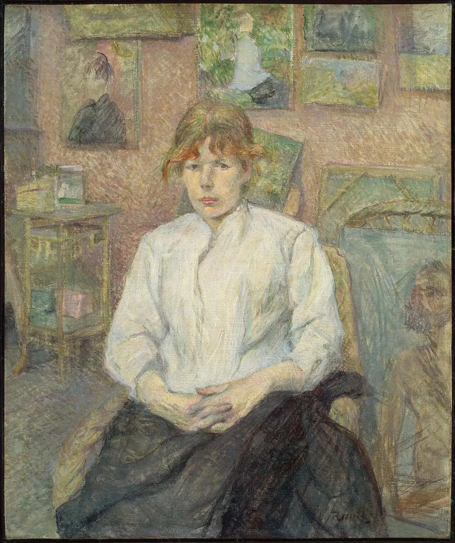 Carmen Gaudin i kunstnerens atelier - Henri de Toulouse-Lautrec