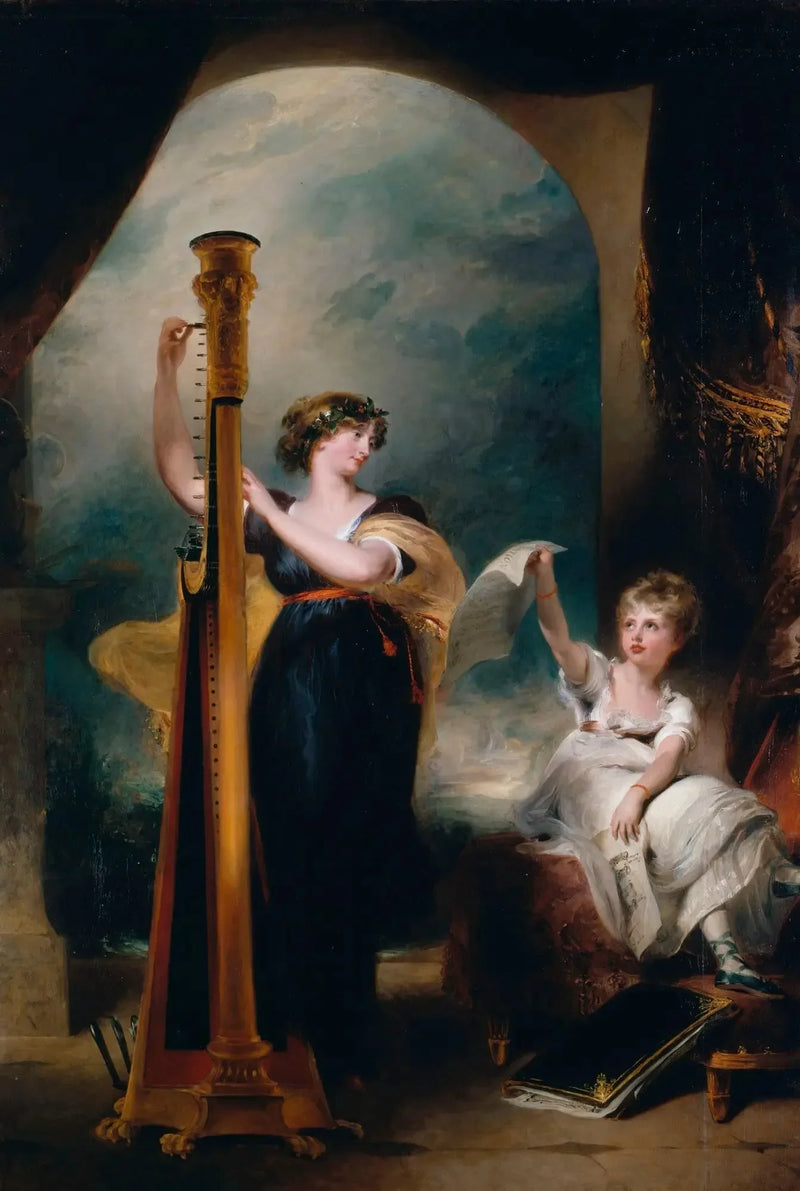 Caroline, prinsesse af Wales, og prinsesse Charlotte - Thomas Lawrence