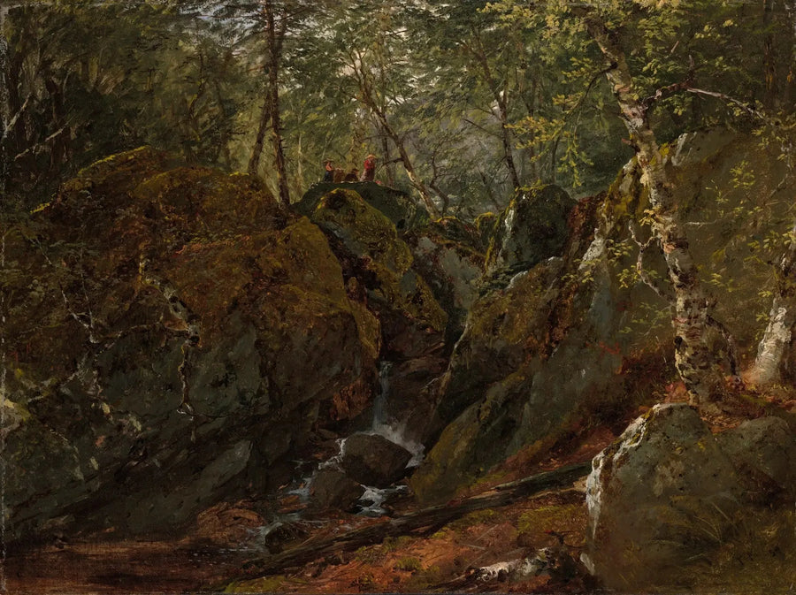 Catskill-vandfaldet - John Frederick Kensett