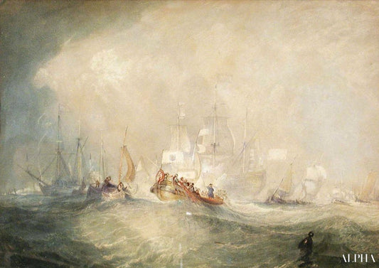 "Hjelm ønsker III - William Turner - Reproduktioner af malerier og højkvalitets malerier"