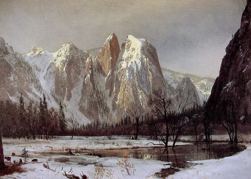 Katedralklippen, Yosemite-dalen, Californien - Albert Bierstadt