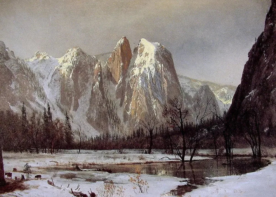 Katedralklippen, Yosemite-dalen, Californien - Albert Bierstadt