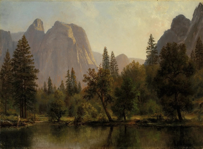 Katedralklipper, Yosemite-dalen - Albert Bierstadt