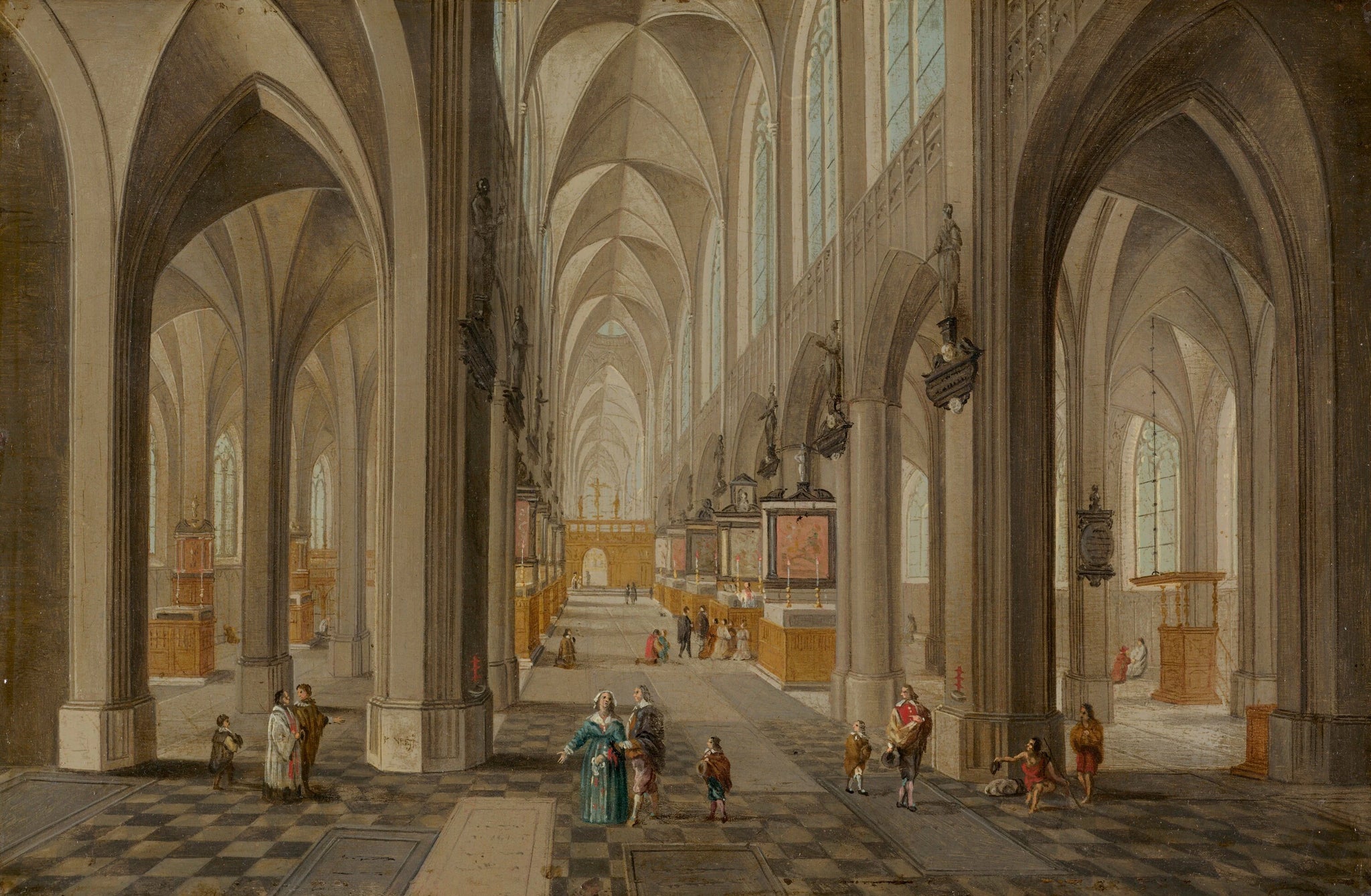 Cathédrale d'Anvers - Peeter Neeffs the Elder