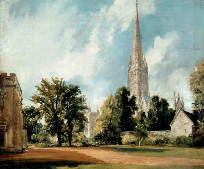 Cathédrale de Salisbury depuis la clôture - John Constable - Alpha Reproduction