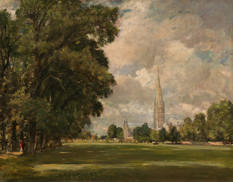 Salisbury Domkirke fra Lower Marsh Close - John Constable