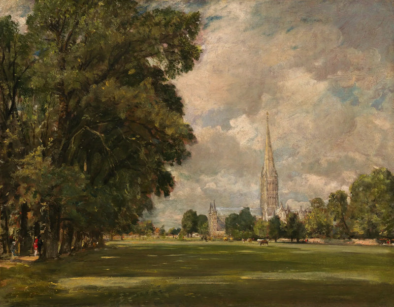 Salisbury Domkirke fra Lower Marsh Close - John Constable