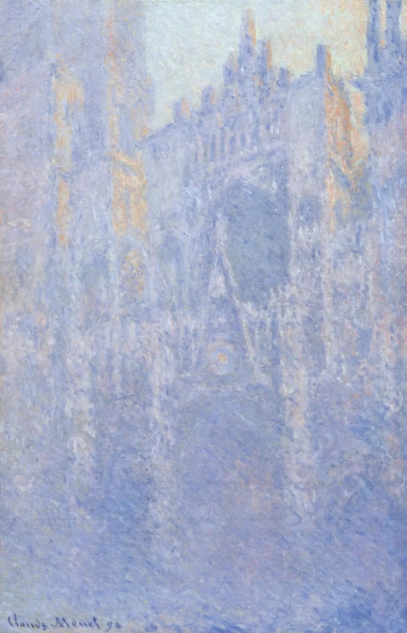 Rouen Cathedral, morgentåge W1352 - Claude Monet