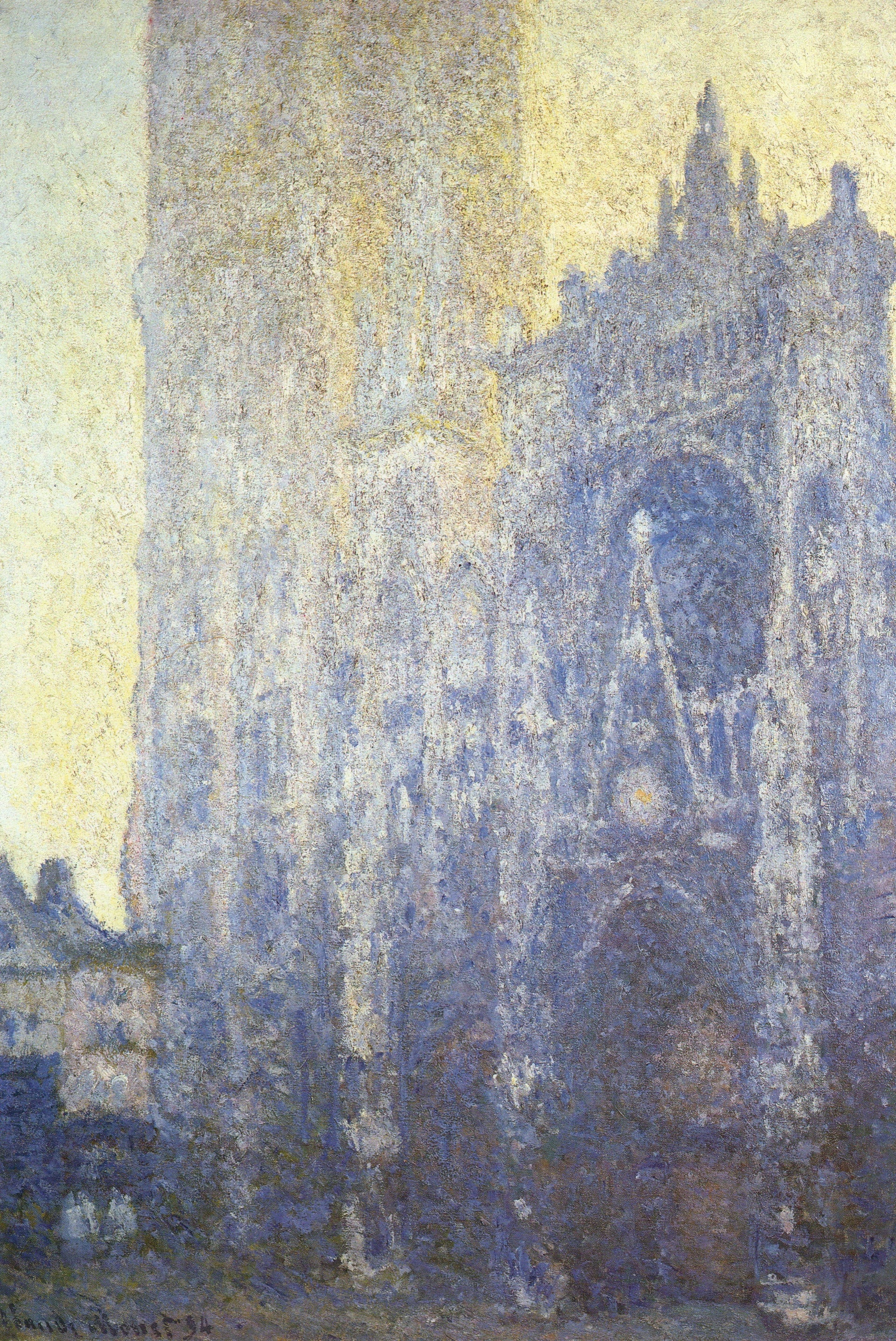 Cathédrale de Rouen, effet du matin de Claude Monet, 1894 – Fondation Beyeler, Wildenstein 1347