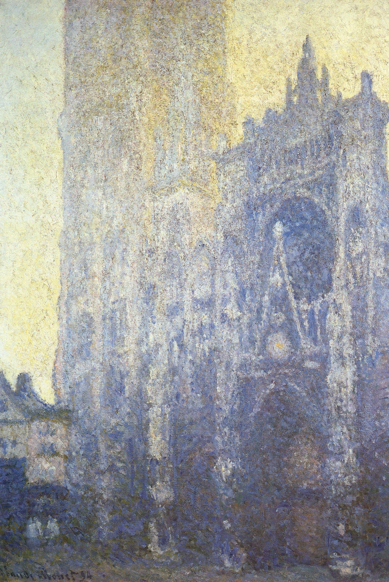 Rouen Cathedral, morgen effekt W1347 - Claude Monet