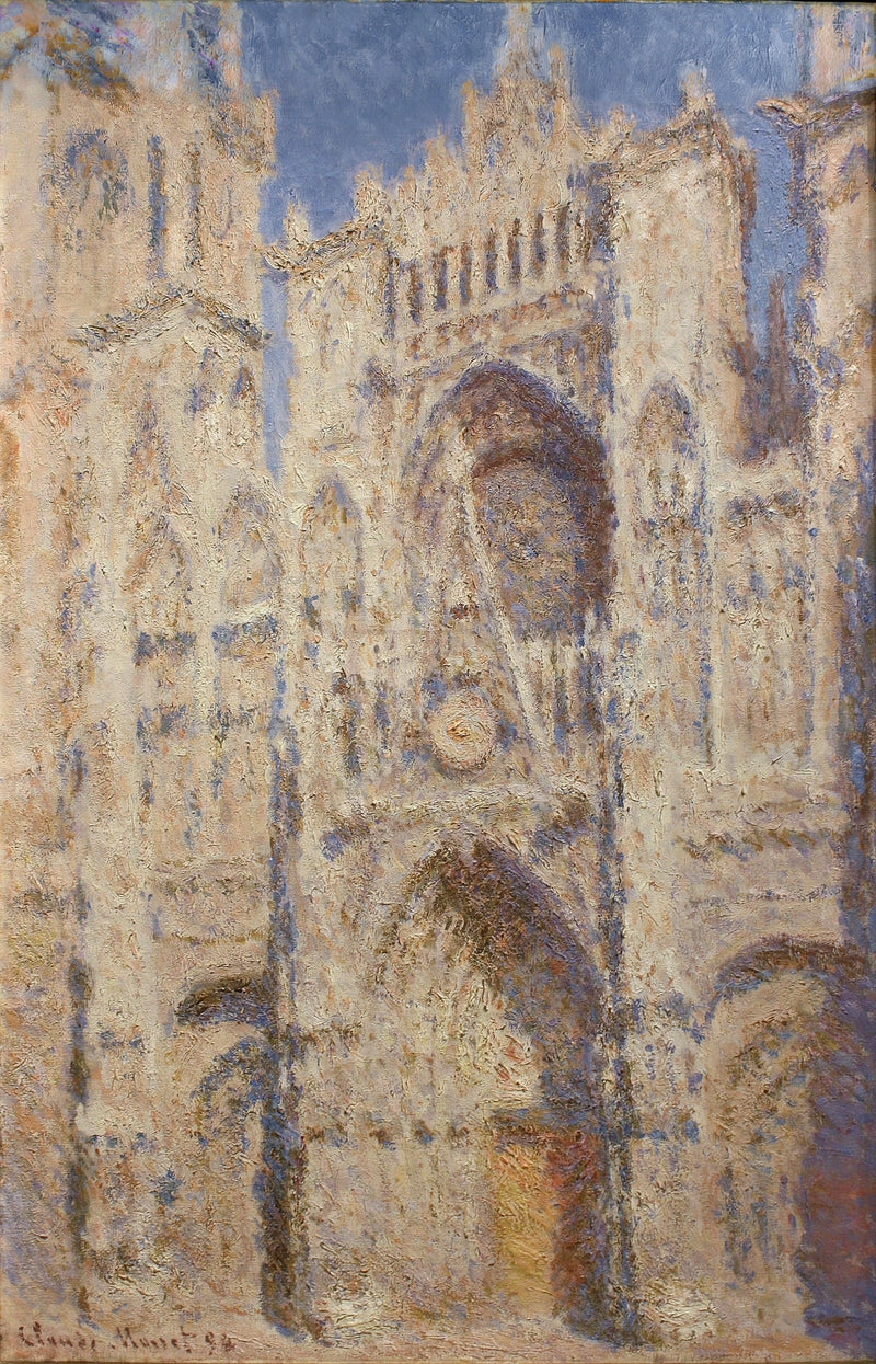 Rouen Cathedral, portalen, sol W1325 - Claude Monet