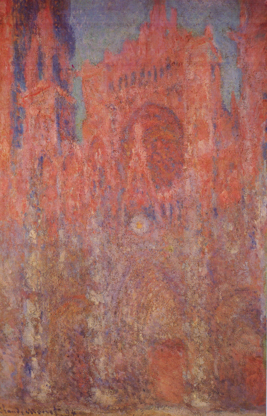 Rouen Katedralen, Portalen - Claude Monet