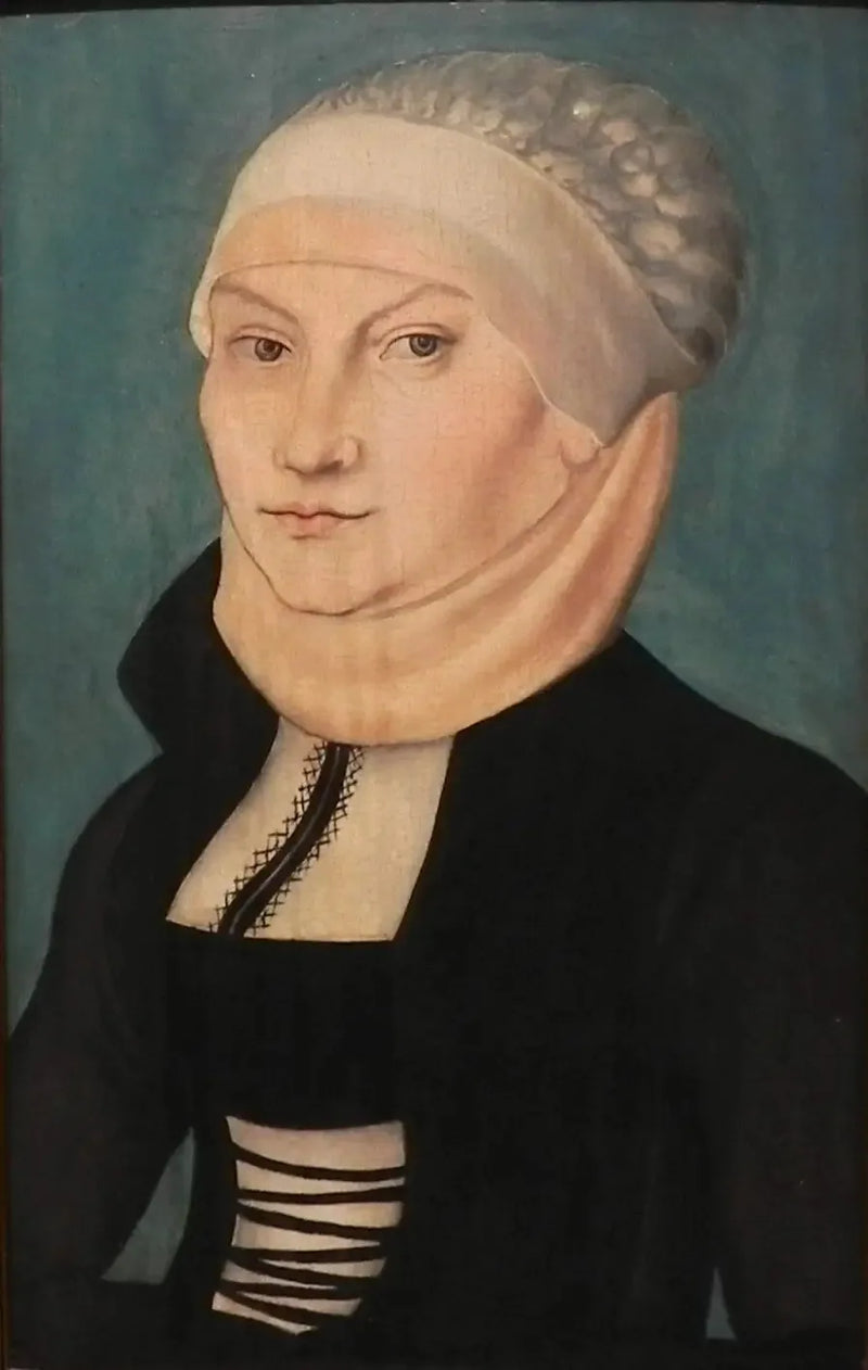 Catherine de Bora, en buste, der kigger mod venstre - Lucas Cranach den Ældre