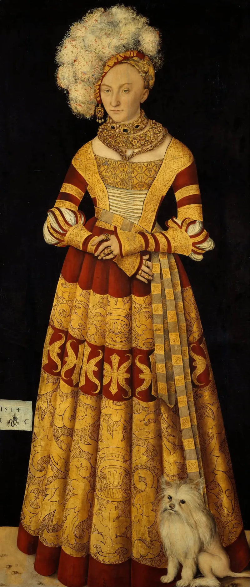 Catherine af Mecklenburg (1487-1561) - Lucas Cranach den Ældre