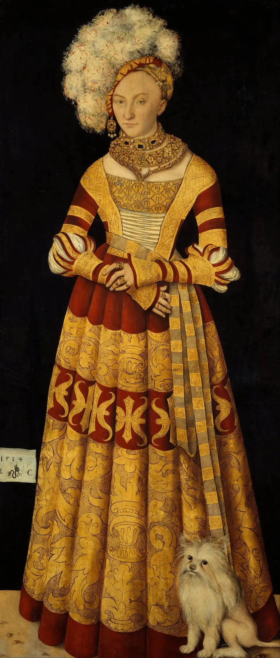 Catherine af Mecklenburg (1487-1561) - Lucas Cranach den Ældre