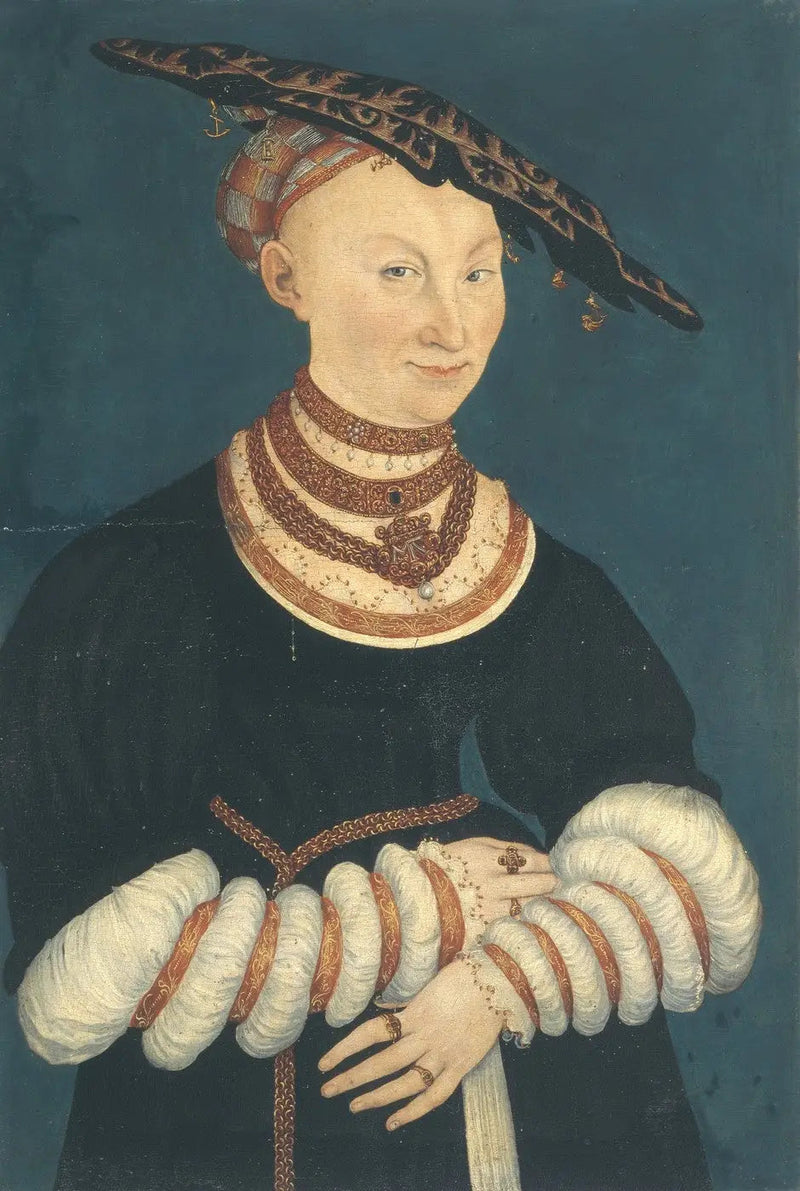 Catherine af Mecklenburg, hertuginde af Sachsen (1487-1561) - Lucas Cranach den Ældre