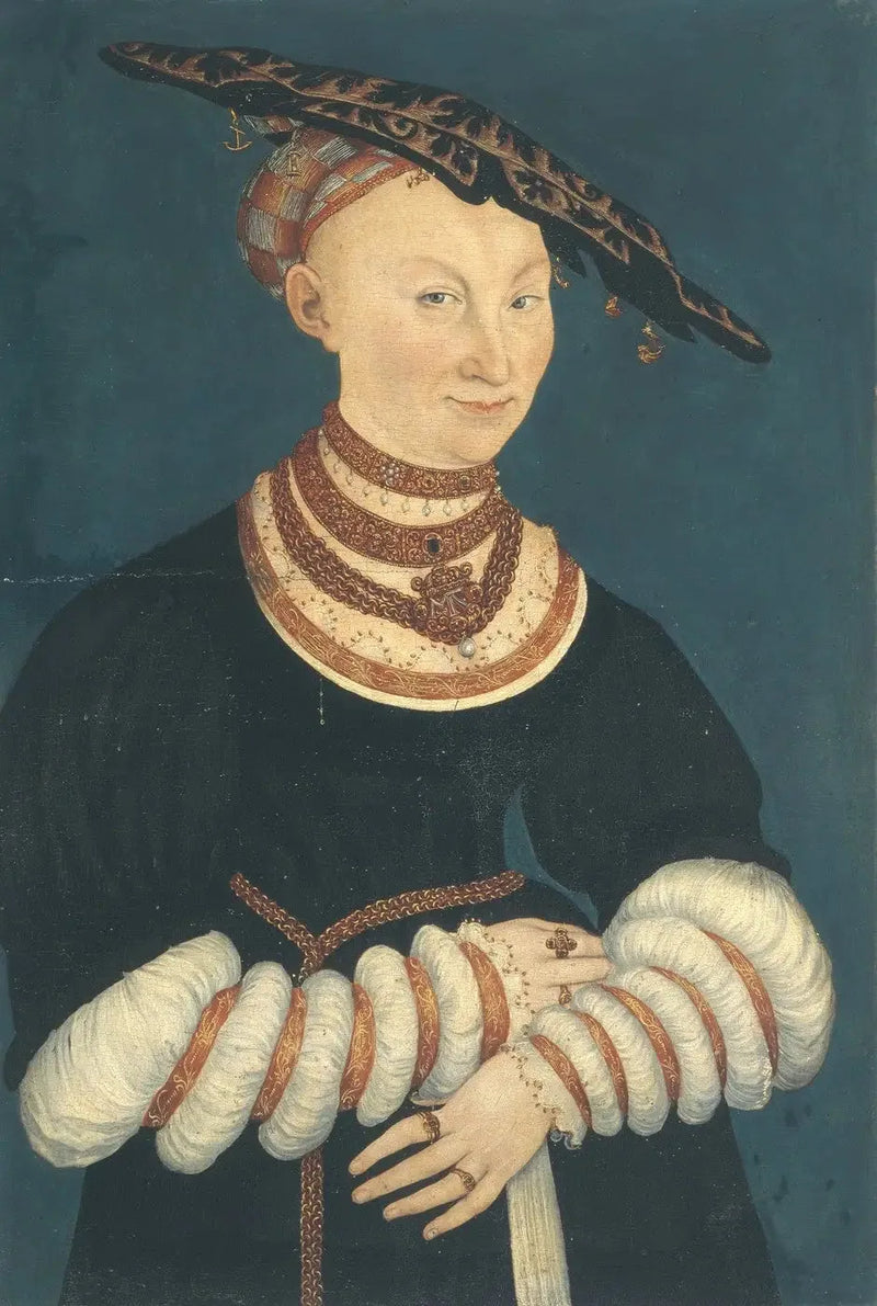 Catherine af Mecklenburg, hertuginde af Sachsen (1487-1561) - Lucas Cranach den Ældre