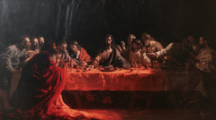 Autour de la Table rouge — Cène en clair-obscur