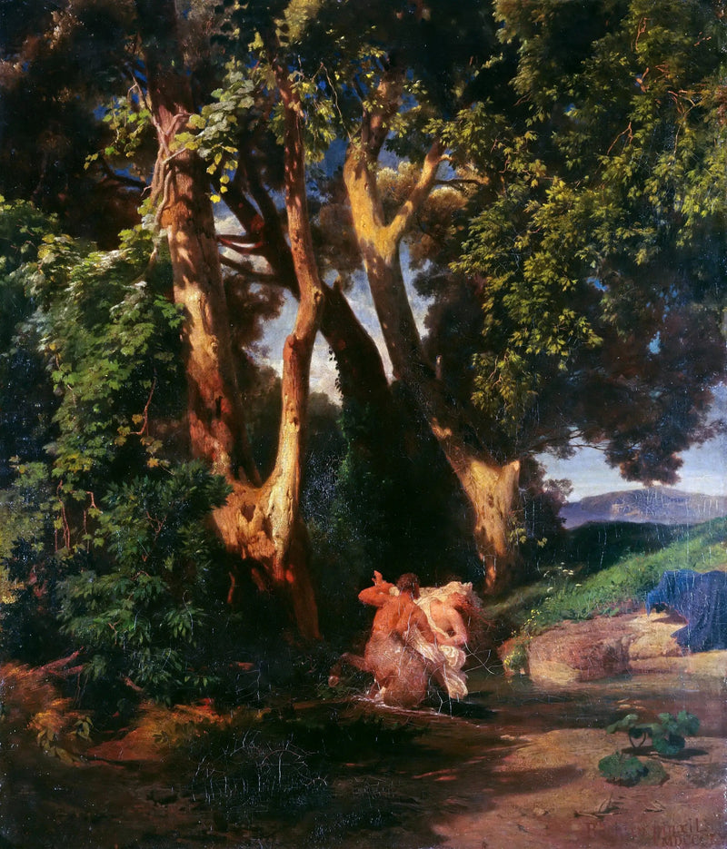 Sankt Johannes og Nymfe - Arnold Bøcklin