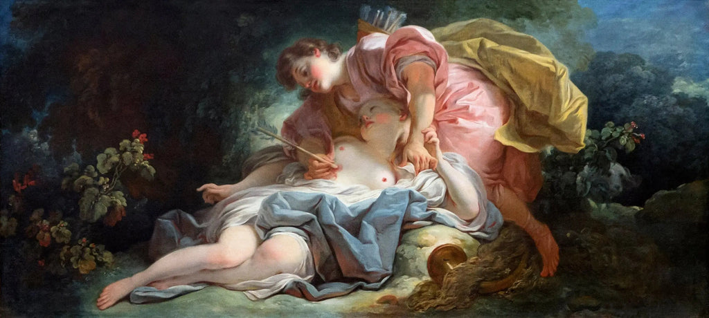 Céphale et Procris - Jean-Honoré Fragonard image 2 reproduction d’œuvre d’art à l’huile