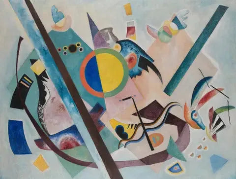 Multifarvet cirkel - Vassily Kandinsky