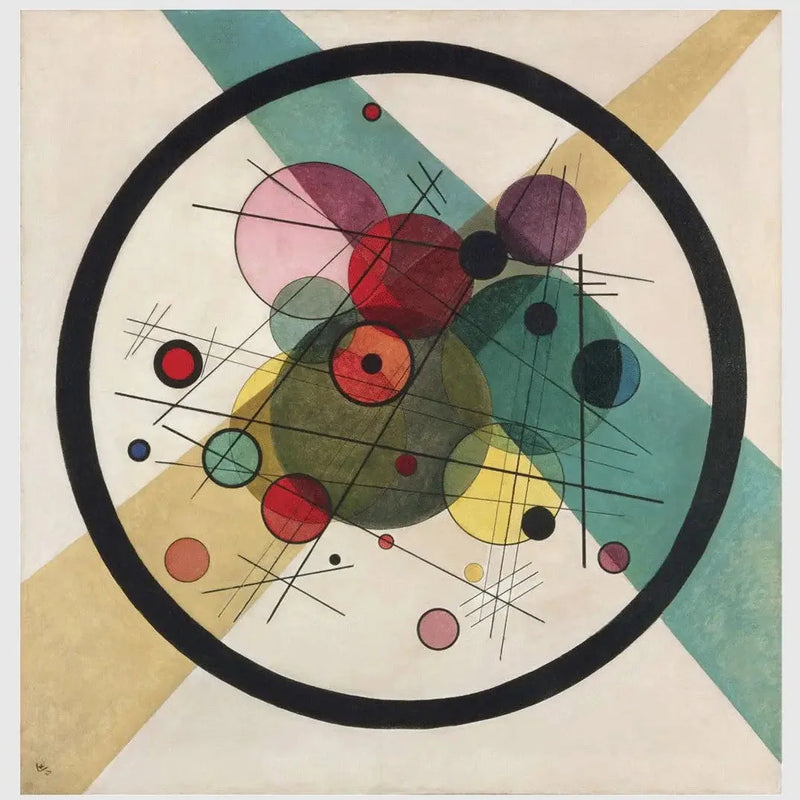Cirkler i en cirkel - Vassily Kandinsky