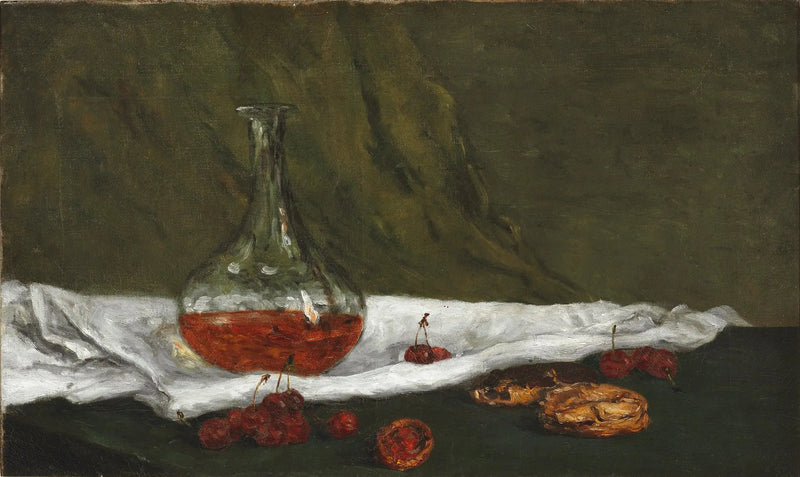 Kirsebær og karaffel - Paul Gauguin