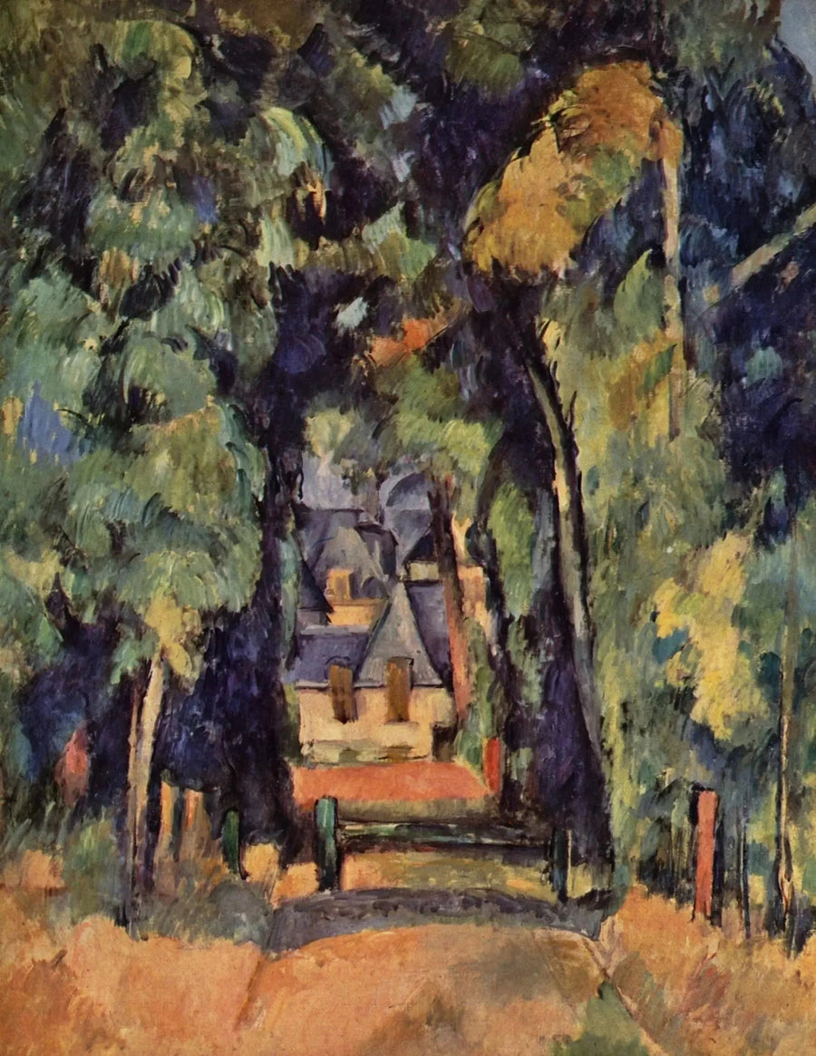 Alléen i Chantilly - Paul Cézanne