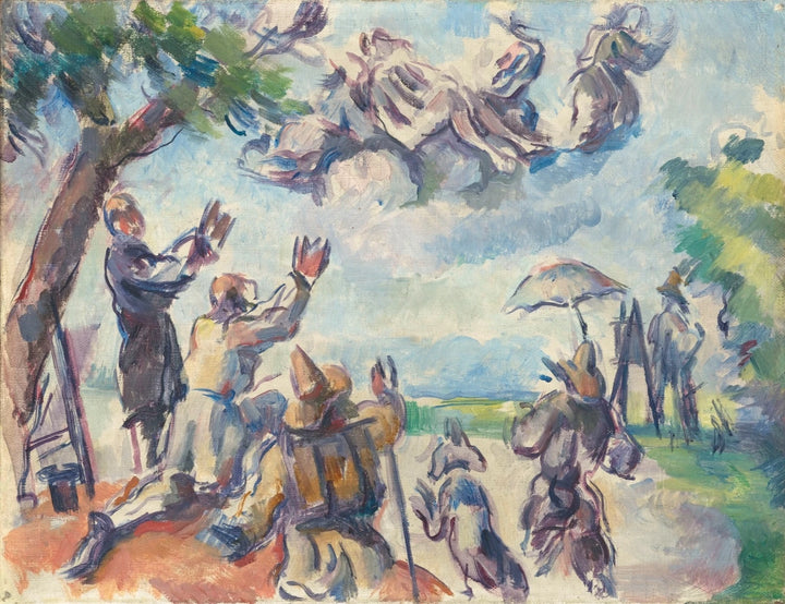 Apoteose af Delacroix, 1890 -1894 - Paul Cézanne