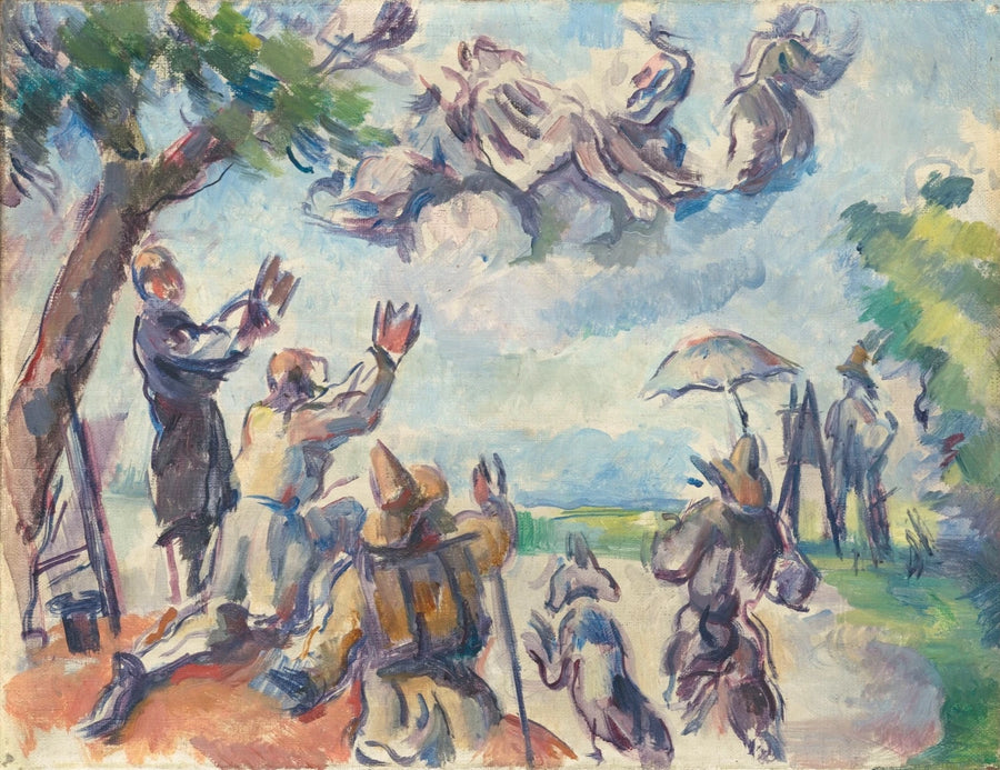 Apothéose de Delacroix - Paul Cézanne