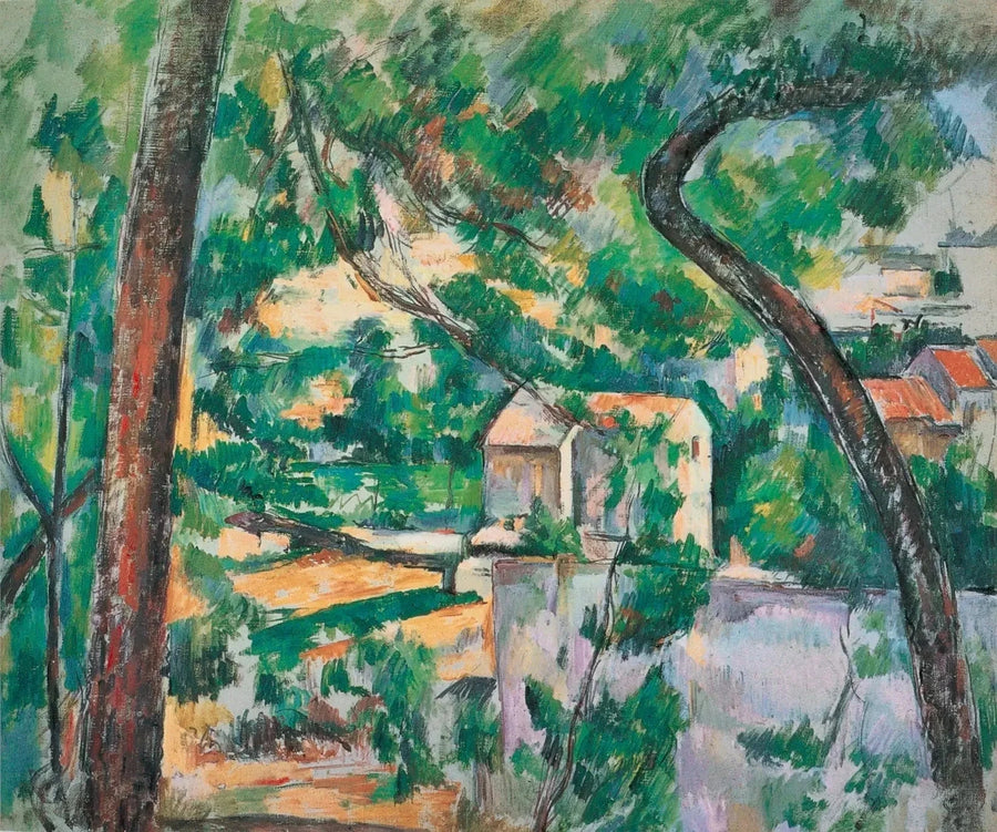 Det snoede træ - Paul Cézanne