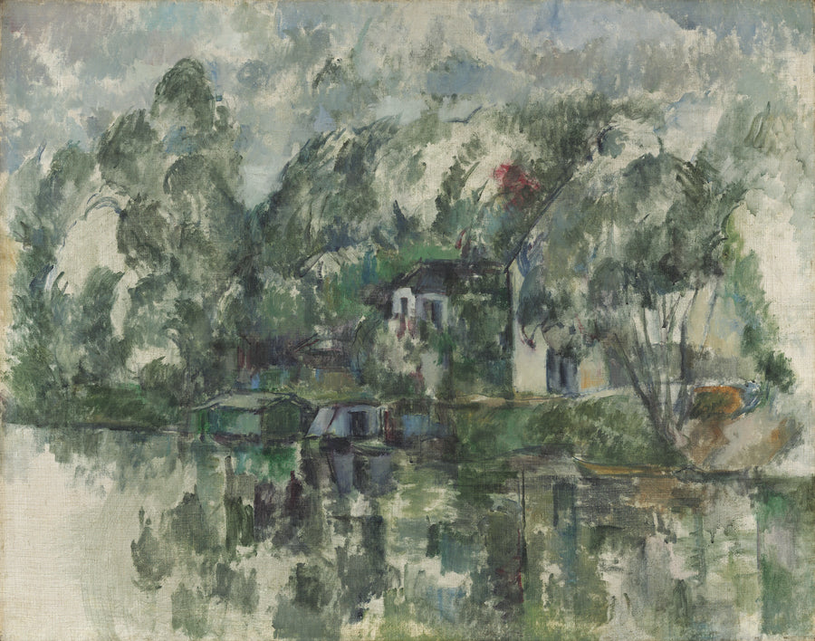 Ved vandkanten - Paul Cézanne
