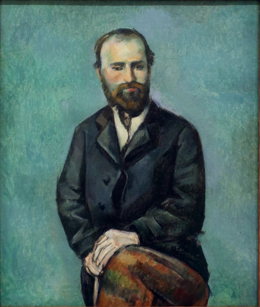 Portræt af kunstneren, efter et fotografi - Paul Cézanne