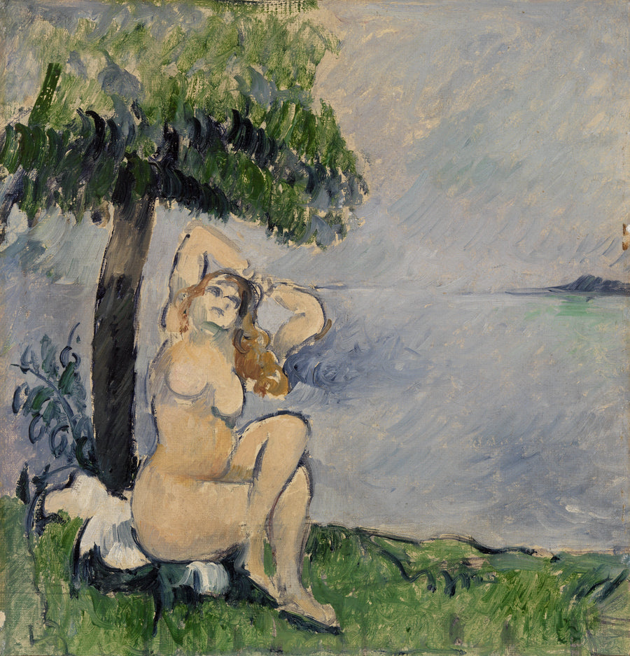 Bader ved havet - Paul Cézanne