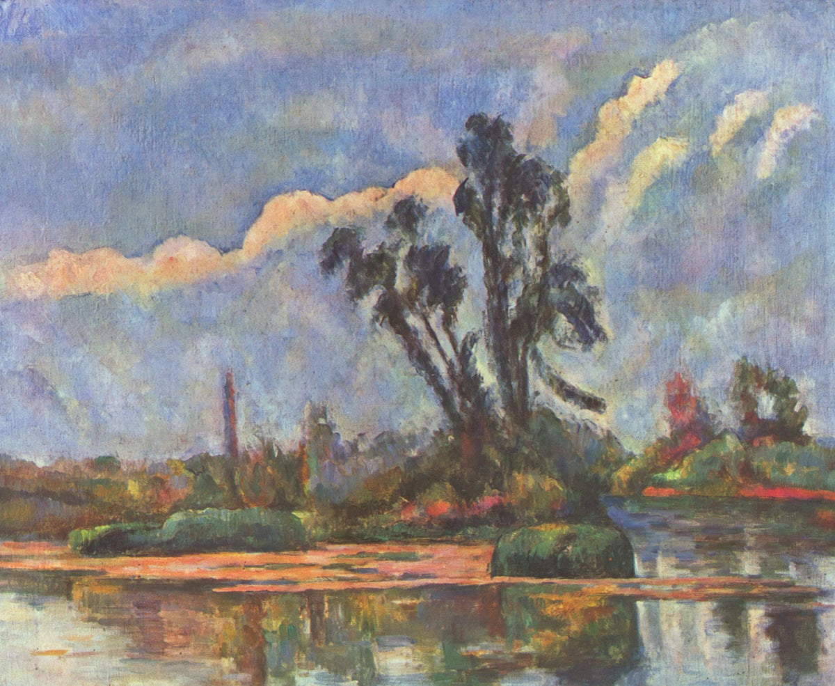 Bords de l'Oise, 1888 - Paul Cézanne