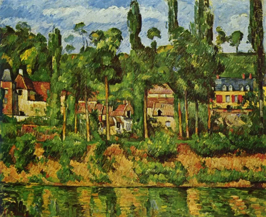 Slottet i Médan - Paul Cézanne