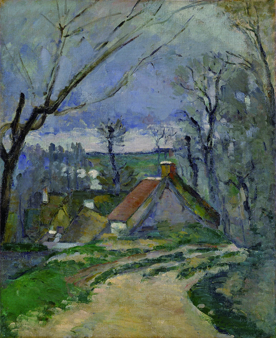Hytter i Auvers-sur-Oise - Paul Cézanne