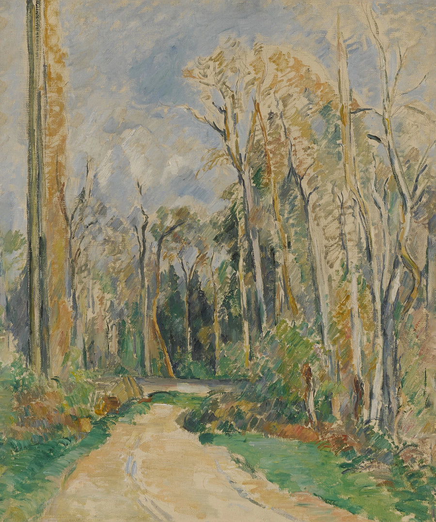 Sti ved skovens indgang - Paul Cézanne