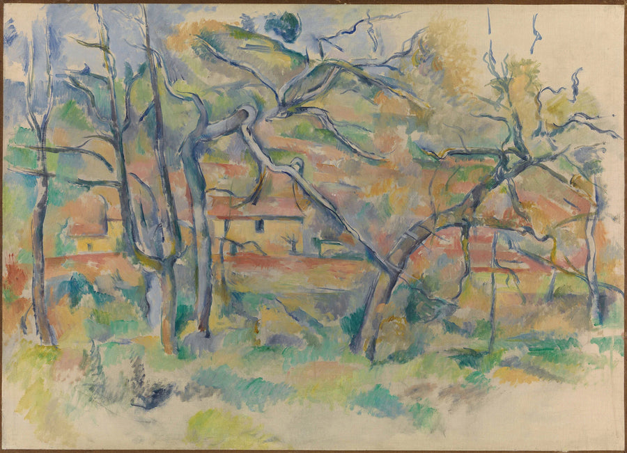 La Bastide La Durane i Valcros-sletten I - Paul Cézanne