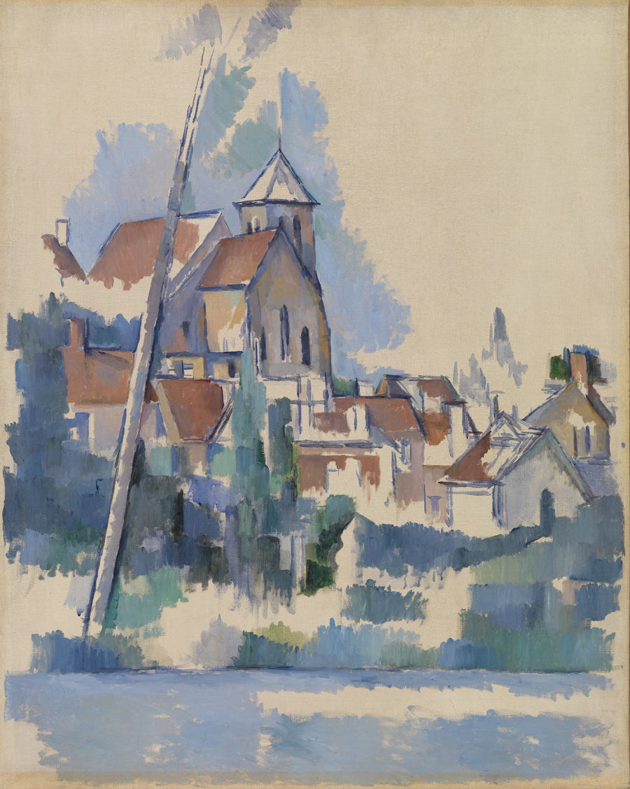 Kirken i Montigny-sur-Loing - Paul Cézanne