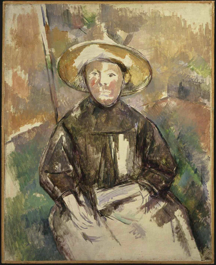 Barn med en stråhat - Paul Cézanne