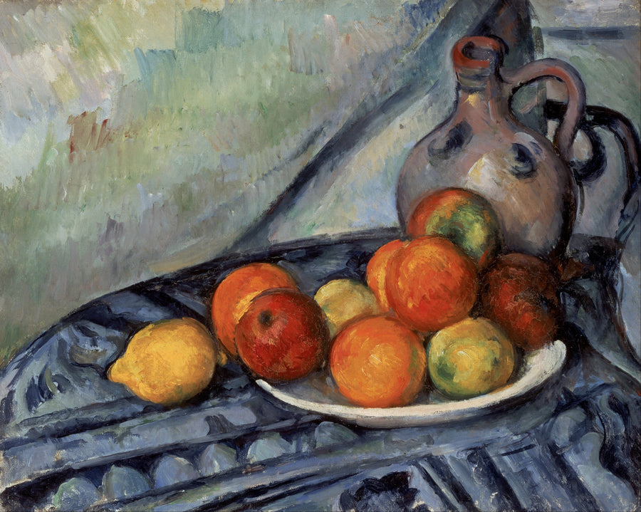 Frugter og kande - Paul Cézanne