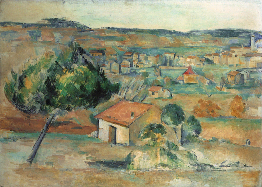 Gardanne set fra Claou - Paul Cézanne