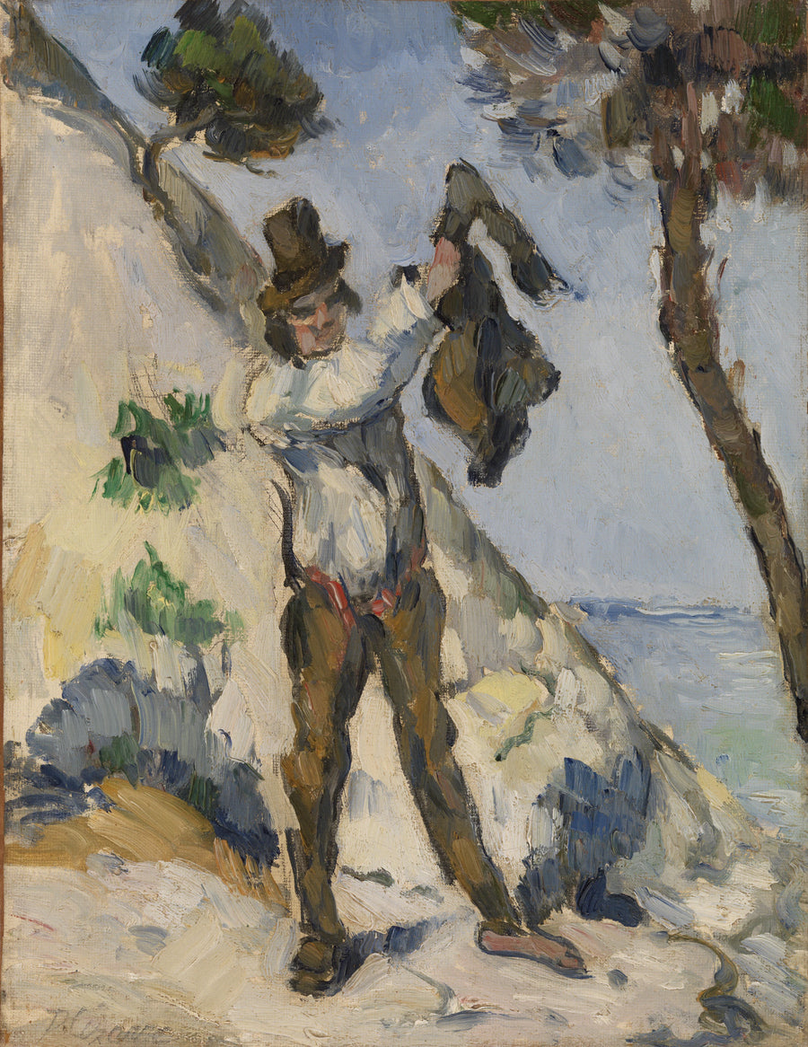 Manden med jakken - Paul Cézanne