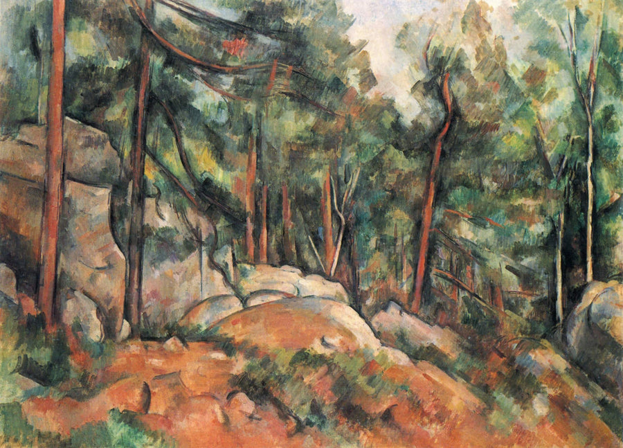 Skovinteriør - Paul Cézanne