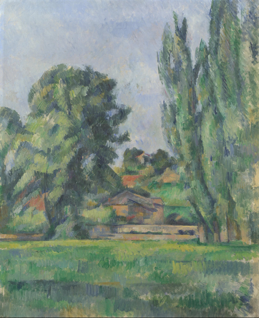 Landskab med popler - Paul Cézanne