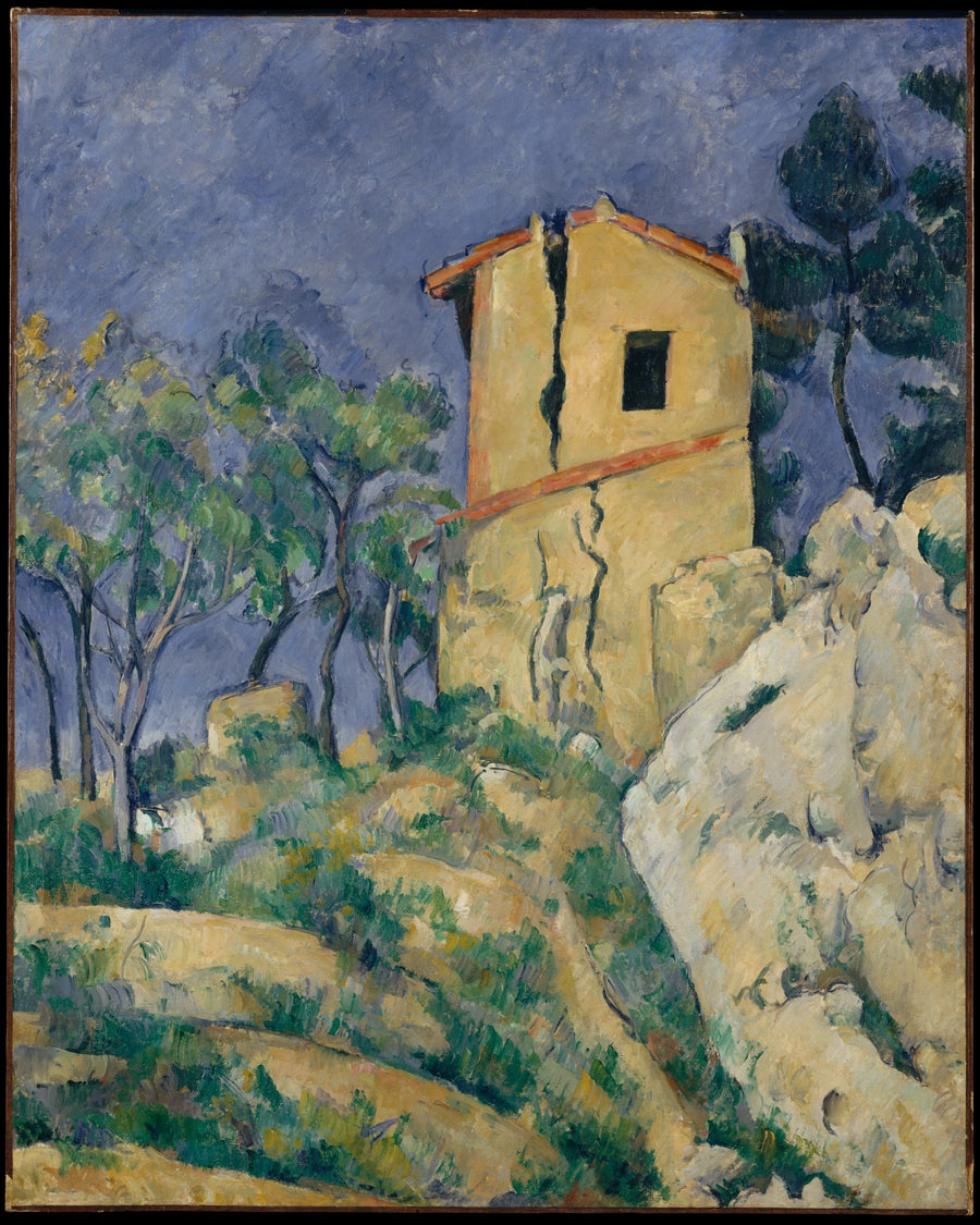 Det Revnede Hus - Paul Cézanne