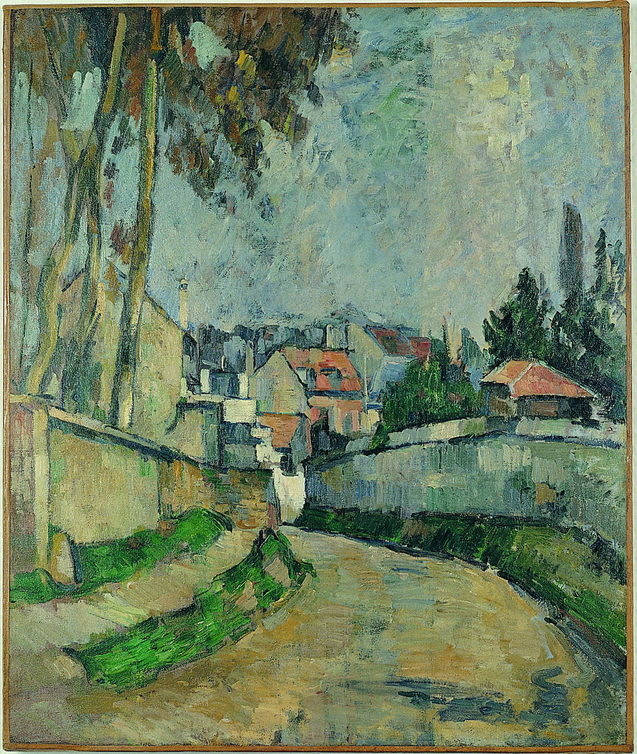 Huse ved en vej II - Paul Cézanne