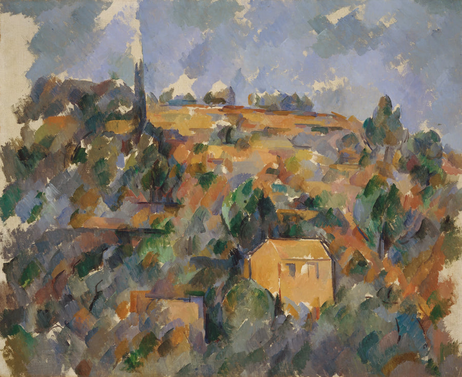 Huse på bakken, Provence - Paul Cézanne